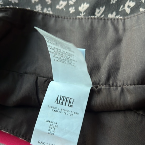 Moschino Cheap and Chic Floral Silk Skirt Size 8 - Picture 6 of 9